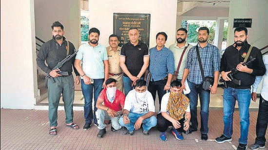 ATS arrests three aides of Punjab gangster